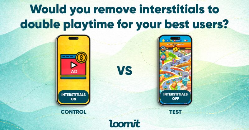 Interstitial removal and IAP impact: a study - AI ad monetization article illustration